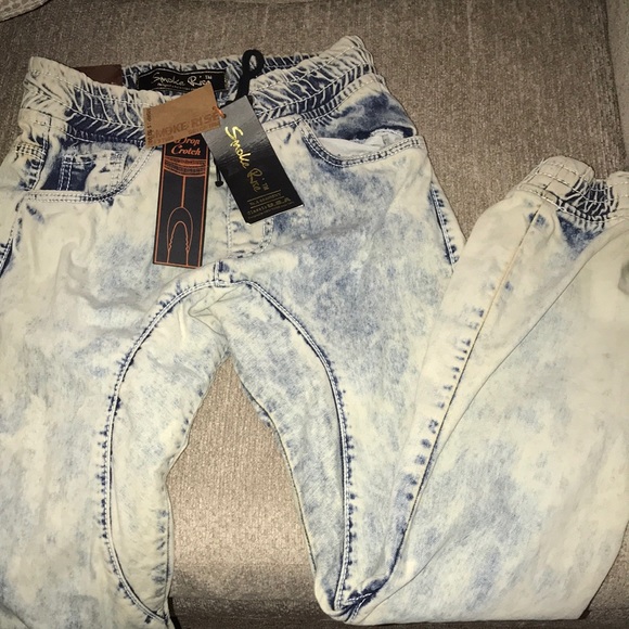 Smoke Rise Other - Stone wash men joggers